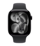 Apple smartwatch Jet Black with Black Sport Band 46mm - British product