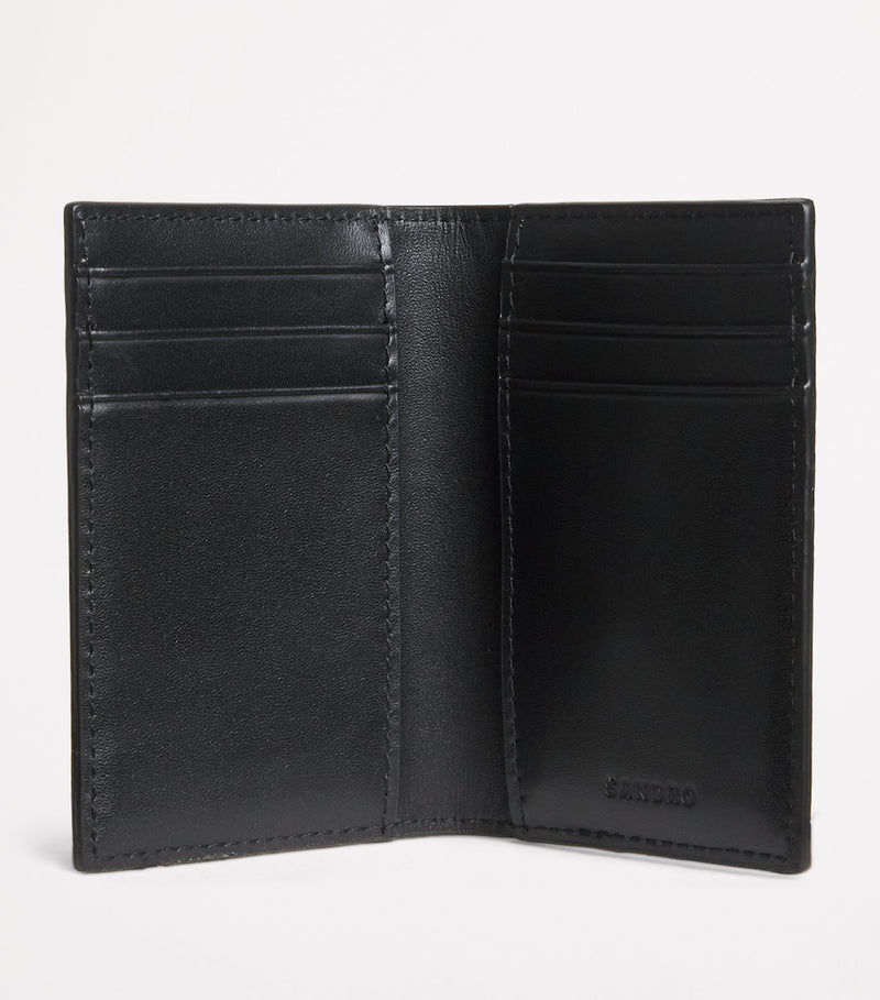 Sandro Paris faux leather bifold card holder (British brand)