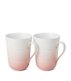 Royal Copenhagen Iris porcelain mug set (British brand)