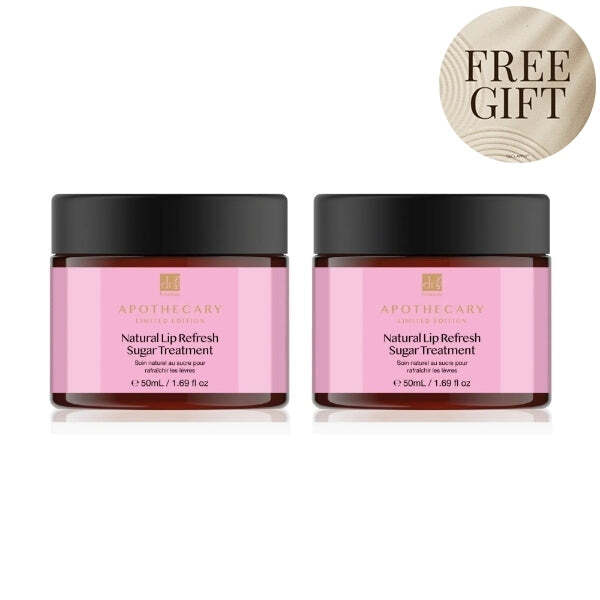Dr Botanicals Lip Sugar Treatment Peppermint 50ml x 2 - British product