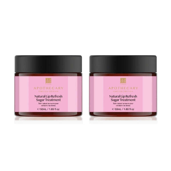 Dr Botanicals Lip Sugar Treatment Peppermint 50ml x 2 - British product
