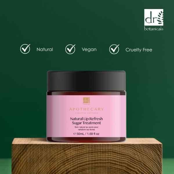 Dr Botanicals Lip Sugar Treatment Peppermint 50ml x 2 - British product