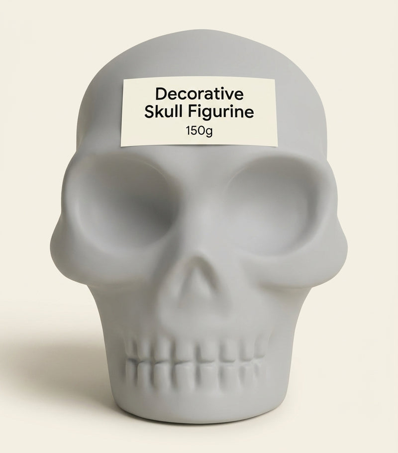 Alexander McQueen palladium-plated skull stud earring - British product