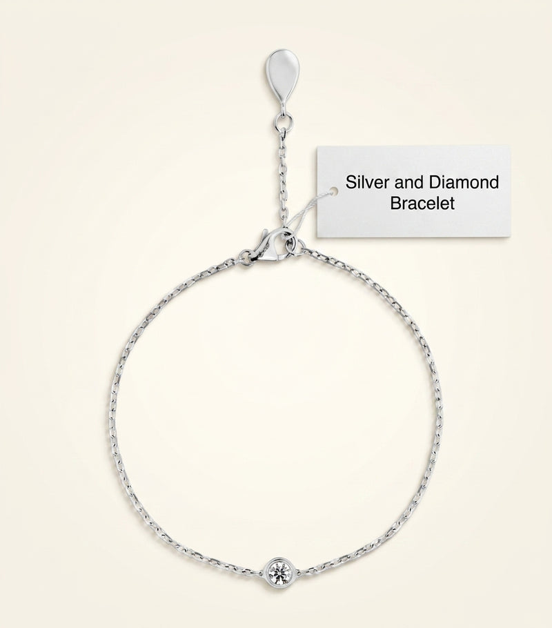 Cartier diamond bracelet white gold 18kt - British product