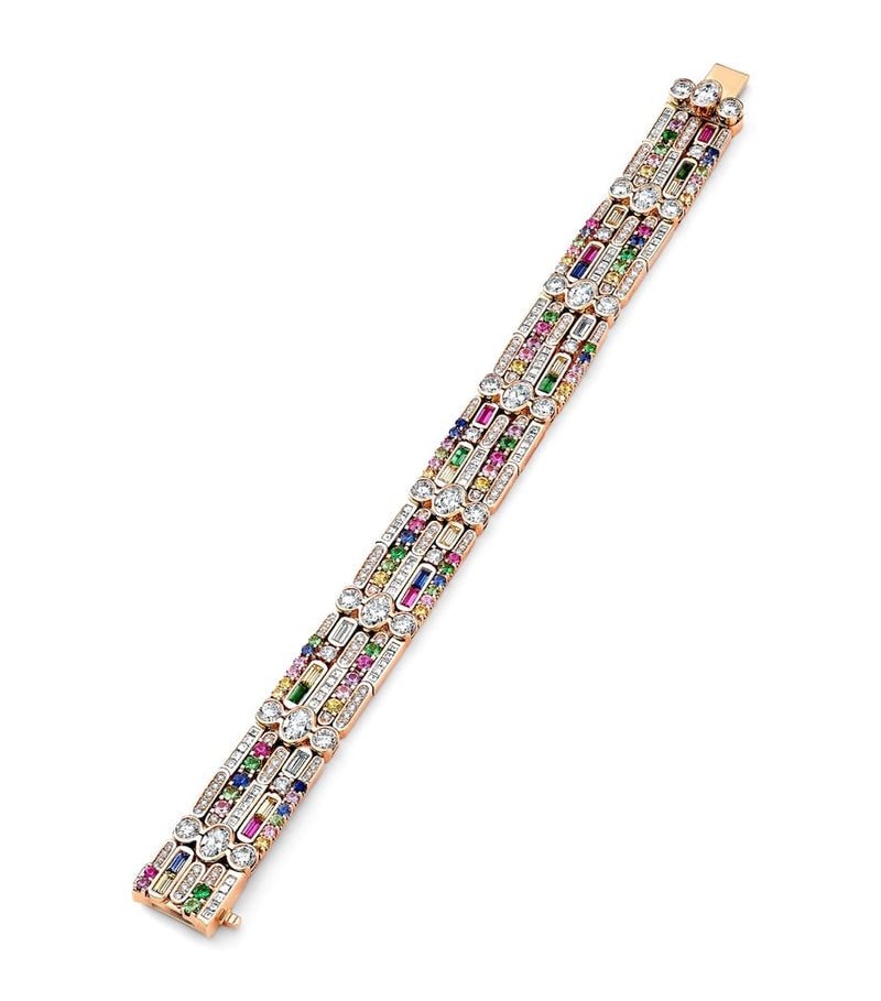 Boodles Chelsea bracelet 18kt rose gold diamonds gemstones, UK version