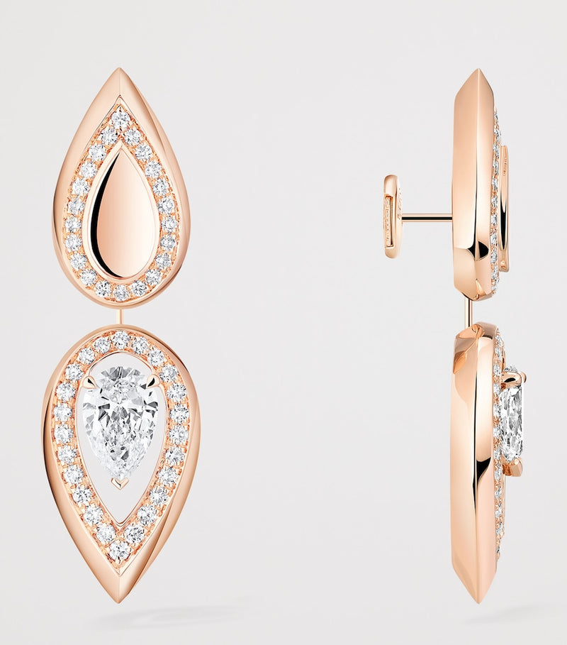 Messika Fiery pendant earrings 0.73ct (British brand)