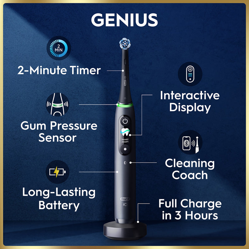 Oral-B iO 9 electric toothbrush Black Gift Edition, UK version