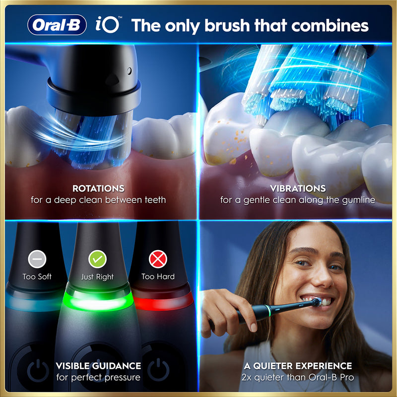 Oral-B iO 9 electric toothbrush Black Gift Edition, UK version