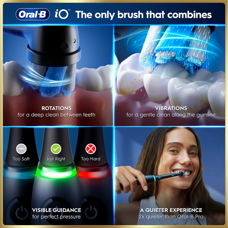 Oral-B iO 9 electric toothbrush Black Gift Edition, UK version