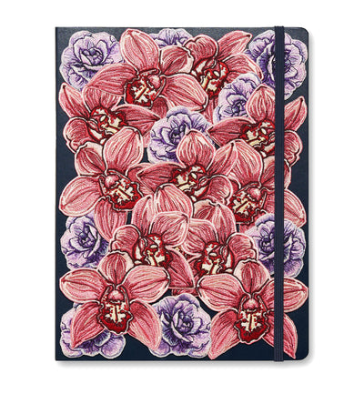 Carnet brodé Moleskine Collection Haute Couture Summer Fling Très Grand Modèle