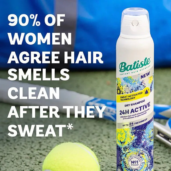 Batiste 24H Active Dry Shampoo Sweat Activated Technology - British product