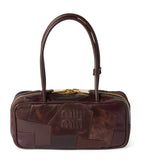 Miu Miu leather Beau patchwork top-handle bag, UK version