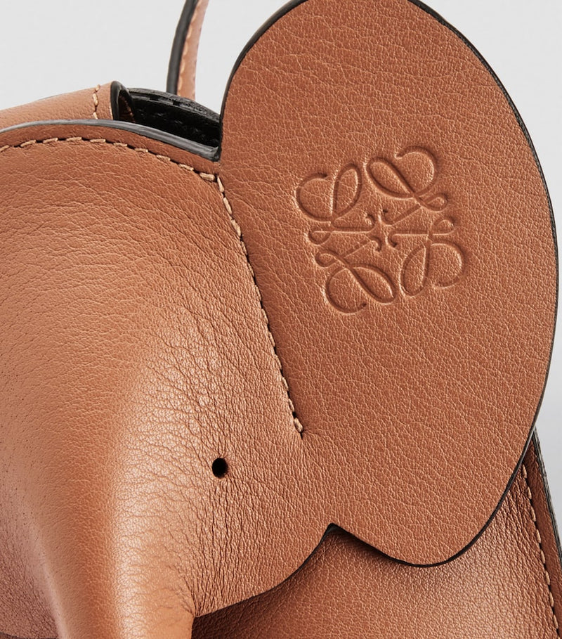 LOEWE leather elephant pocket bag, compact size, Spanish design - British product