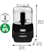 Magimix mini chopper with 0.8L capacity, imported from the UK
