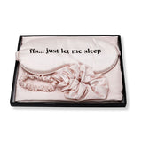 Superdrug FFS Beauty Satin Sleep Set Pink Pillowcase Eye Mask Scrunchie- Buy online at McGrocer