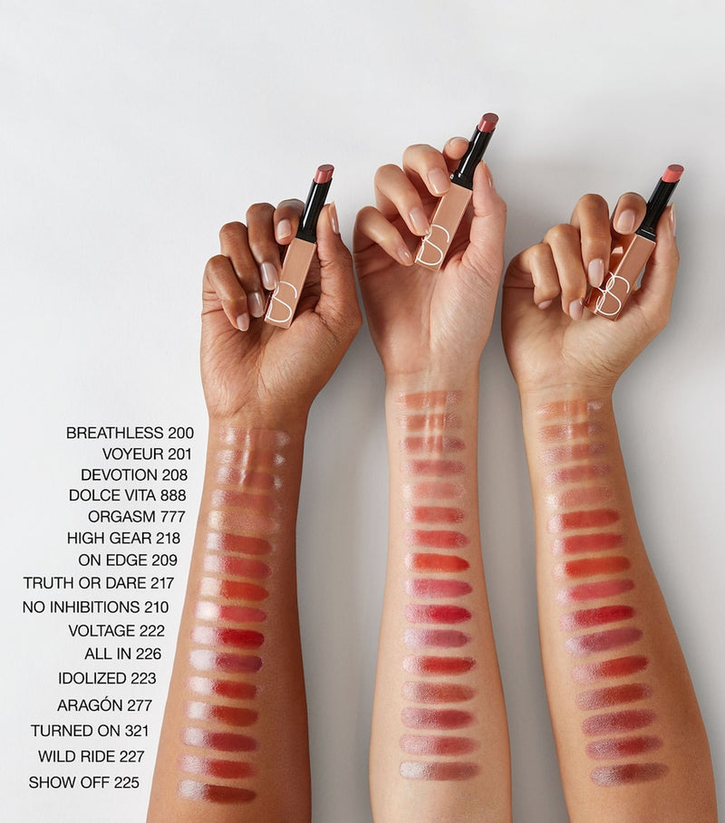 NARS Afterglow Sensual Shine lipstick, imported from the UK