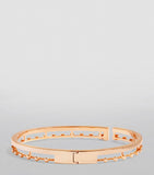 Marli New York medium rose gold and diamond bangle, UK version
