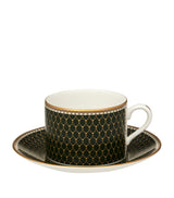 Harrods Halcyon Days Antler Trellis Fine Bone China Teacup and Saucer- Buy online at McGrocer
