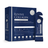 Holland & Barrett Revive Collagen Concentration & Clarity Functional Mushroom and Adaptogen Blend with Marine Collagen Sachets 14 x 22g- Buy online at McGrocer