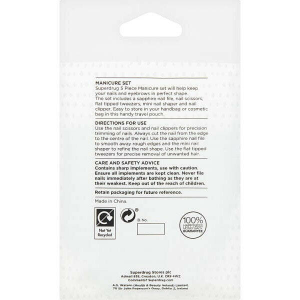 Superdrug Manicure Set GOODS Superdrug