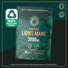 Wiseshrooms Organic Lions Mane 3000mg capsules, 90 count, UK version