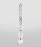 Persée white gold diamond Danaé hoop earring, UK version