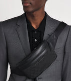 Emporio Armani jacquard logo belt bag (British brand)