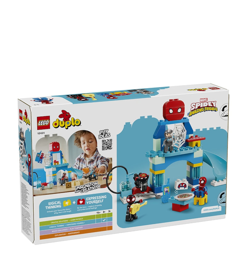 Lego DUPLO Marvel Team Spidey Webquarters building set 65 pieces, imported from the UK