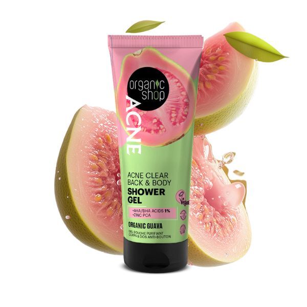 Organic Shop acne clear shower gel 200 ml - British product