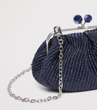 Weekend Max Mara woven Pasticcino clutch bag small, imported from the UK