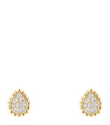 Harrods Boucheron Serpent Bohème Extra Small Yellow Gold and Diamond Earrings- Buy online at McGrocer