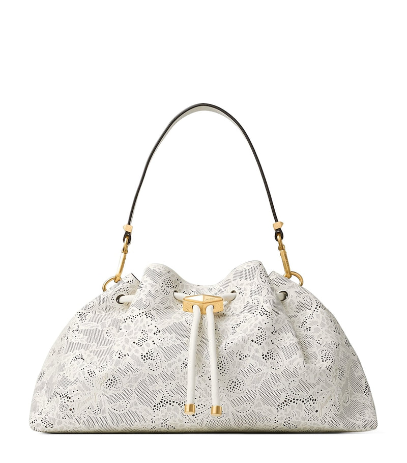 Jimmy Choo medium Cinch leather shoulder bag - British product