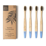Wild & Stone Bamboo Toothbrush Firm Bristles 4 Pack (British brand)