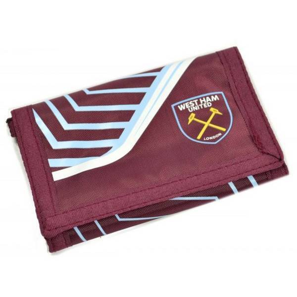 West Ham United FC Crest polyester wallet 12cm x 8cm, UK version
