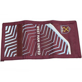 West Ham United FC Crest polyester wallet 12cm x 8cm, UK version