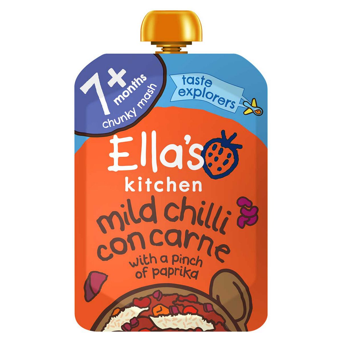 Ella's Kitchen Organic Chilli Con Carne Baby Food Pouch 7+ Months 130g - McGrocer