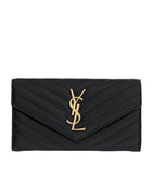 Saint Laurent Cassandre Matelassé envelope wallet, UK version