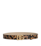 Harrods Dolce&Gabbana Kids Leopard Print DG Belt- Buy online at McGrocer