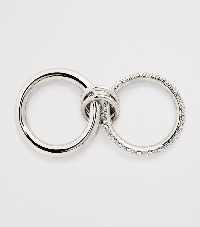 Spinelli Kilcollin Virgo zodiac ring 18k white gold (British brand)