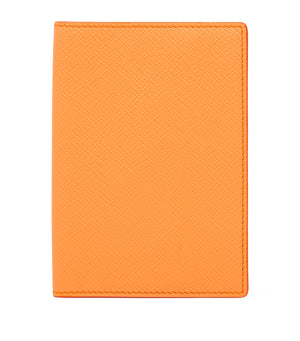 Smythson Calfskin Panama Passport Cover