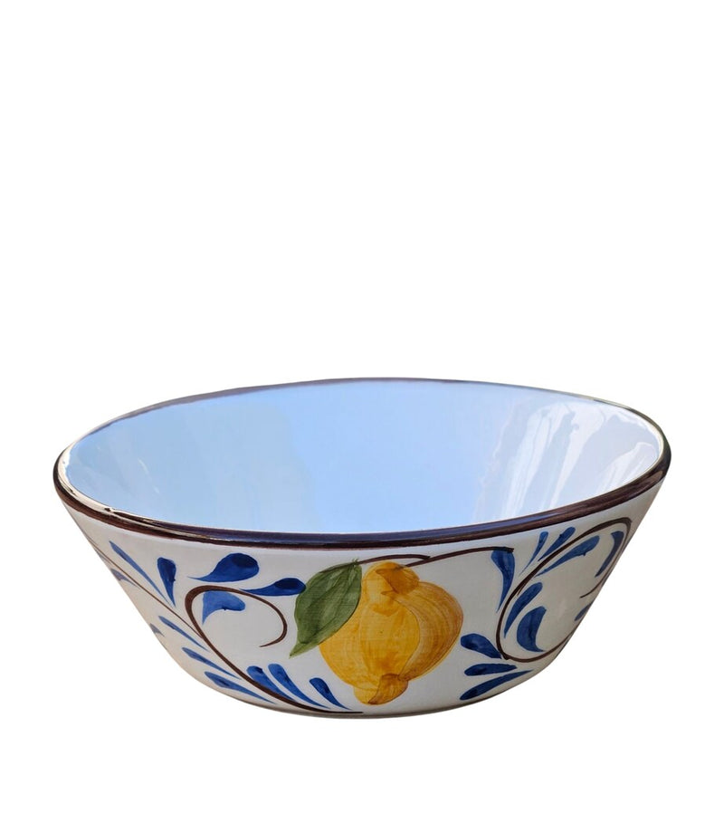 Les-Ottomans Positano Lemons cereal bowl 16cm (British brand)