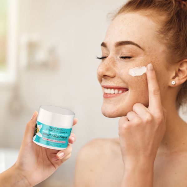 Organic Shop Orange Blossom night cream 50ml, imported from the UK