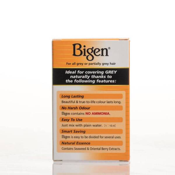 Bigen Permanent Powder Hair Colour Oriental Black - British product