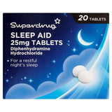 Superdrug 25mg Sleep Aid Tablets X 20 GOODS Superdrug