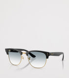 Ray-Ban Clubmaster Reverse Square sunglasses gold-tone acetate, imported from the UK