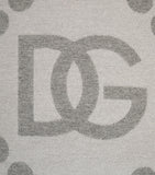 Dolce & Gabbana wool silk cashmere logo cushion 50cm x 50cm - British product