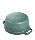 Round Cast Iron Enamel Coated Casserole Dish 20cm 2.2L