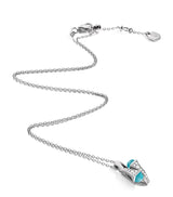 Harrods MARLI New York White Gold Diamond Blue Chalcedony Cleo Pendant Necklace- Buy online at McGrocer