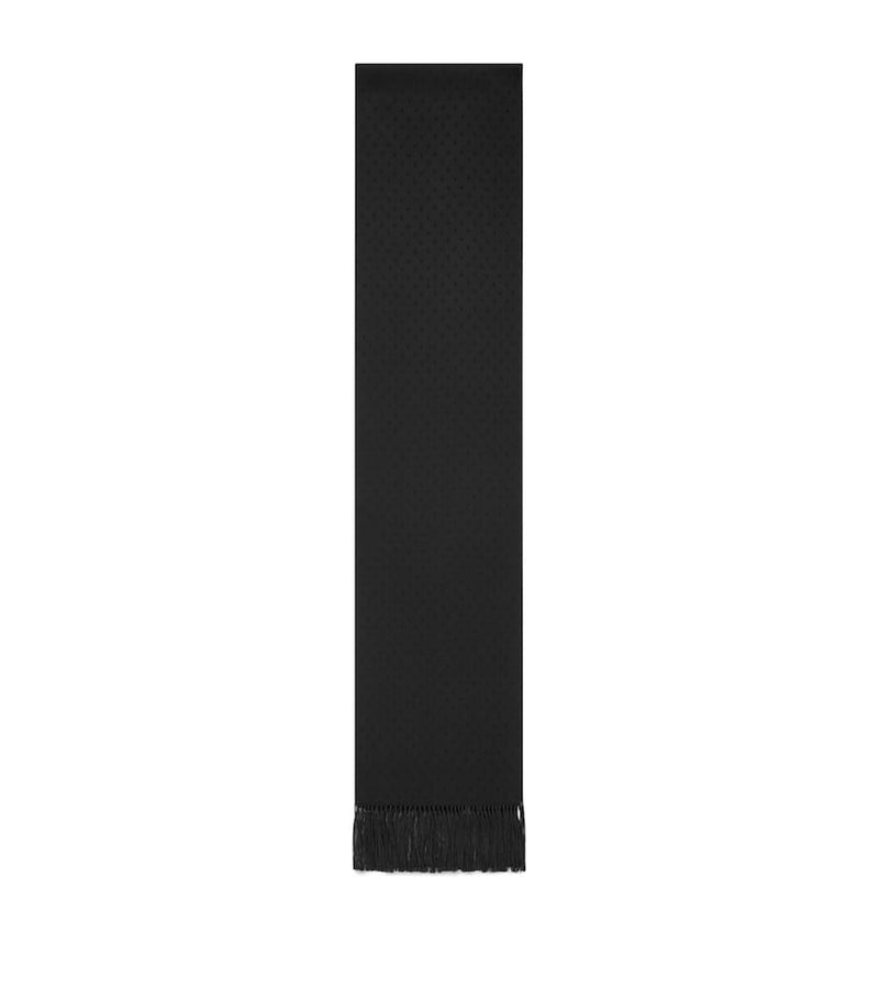 TOM FORD silk polka-dot scarf 22x170cm - British product