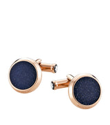 Harrods Montblanc Meisterstück Stainless Steel and Blue Goldstone Cufflinks- Buy online at McGrocer